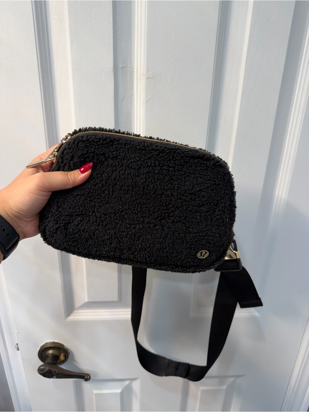 lululemon Everywhere Fleece Belt Bag 1L Black